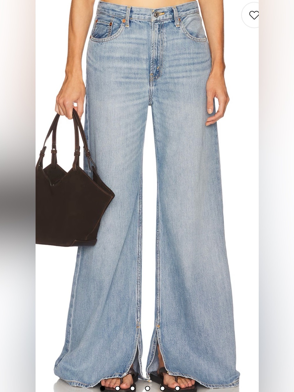 RE/DONE Low Rider Loose Wide Leg Jeans in Hacienda
